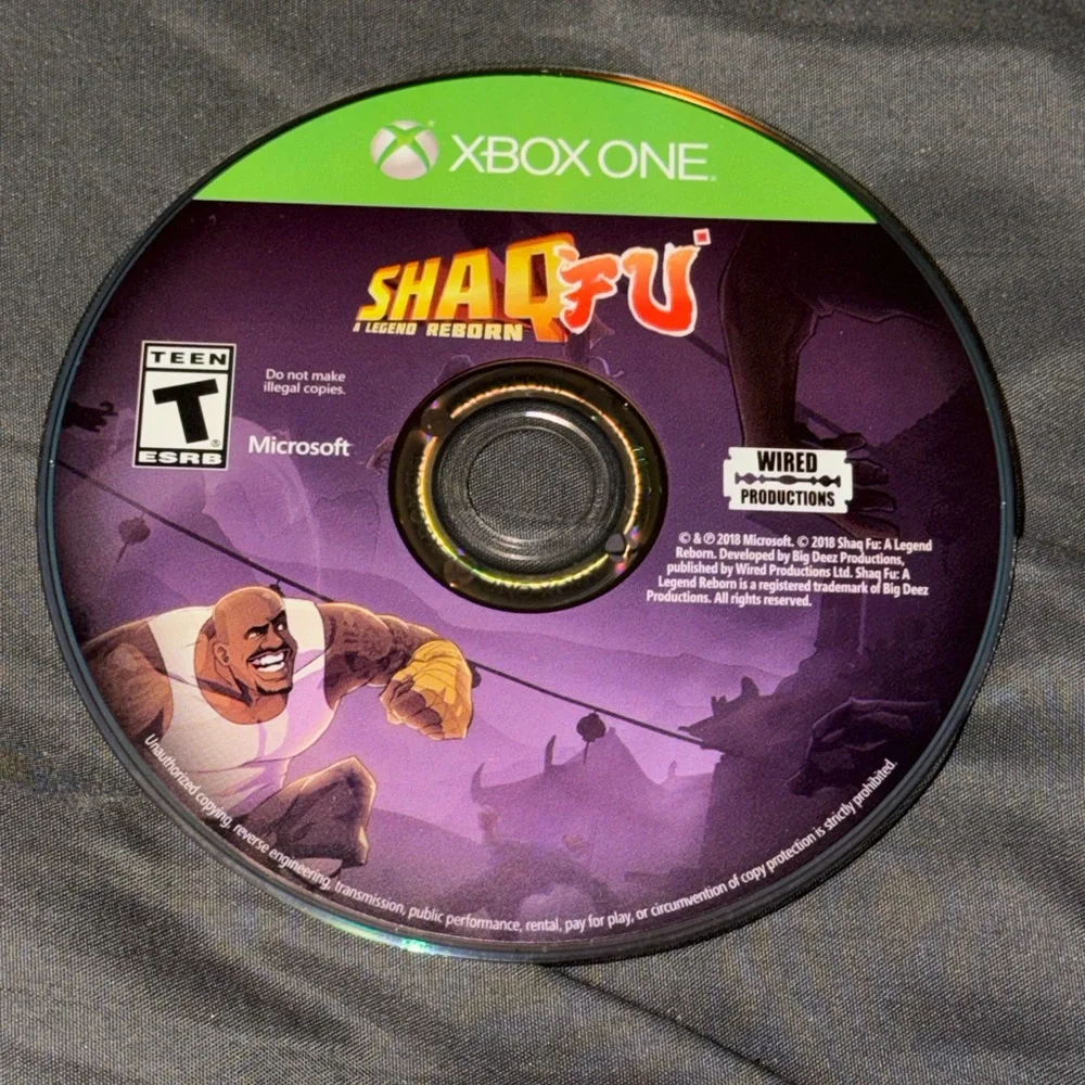 Microsoft Xbox One Shaq Fu Video Game Rated T For Teen Used Pre Owned Gaming SF.
